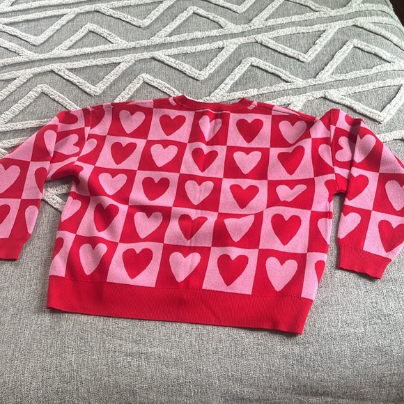 Red and Pink Heart Cardigan 💕❤️ - Picture 6 of 6